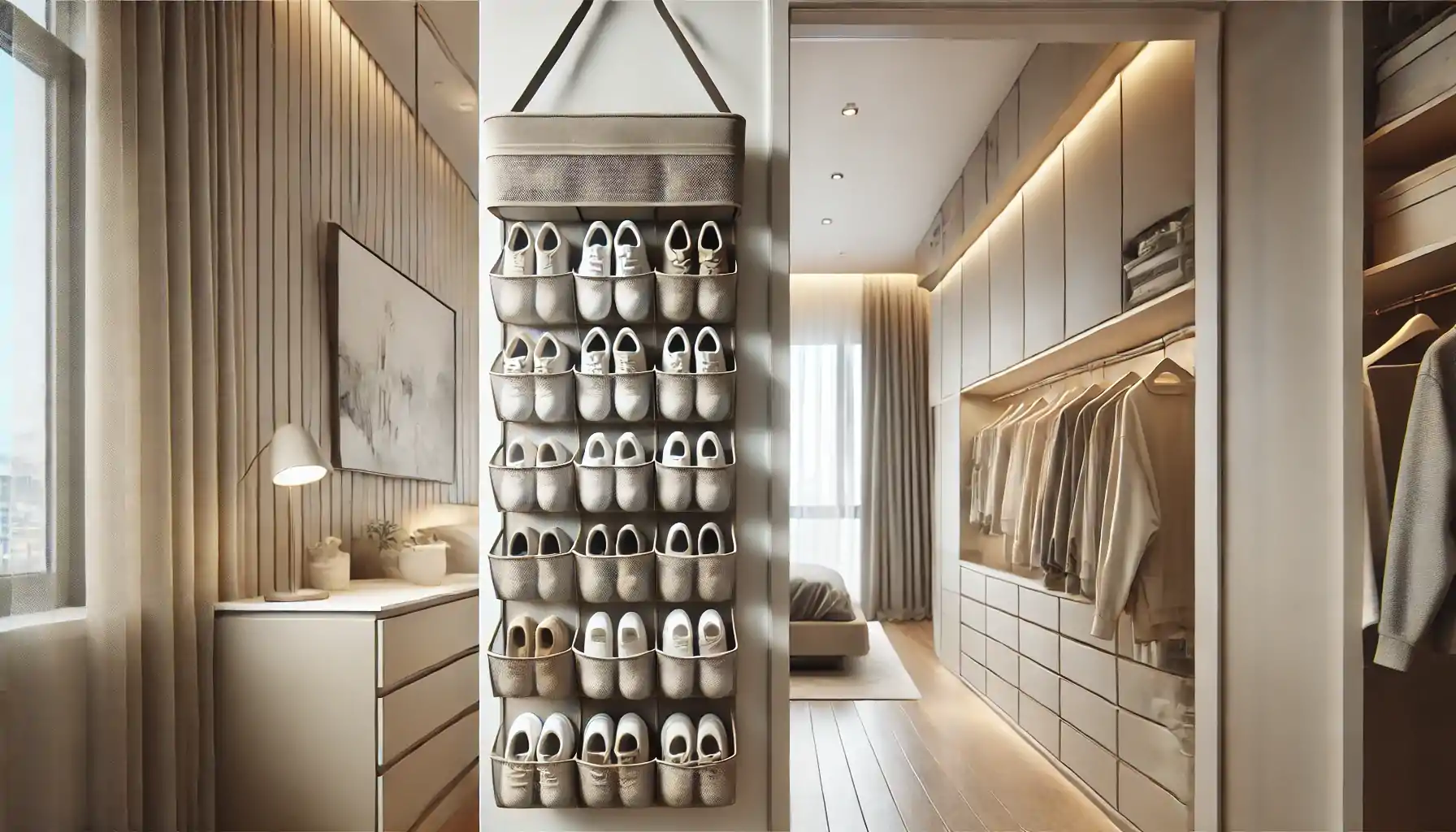 Ultimate Hanging Shoe Organizer for Tiny Spaces