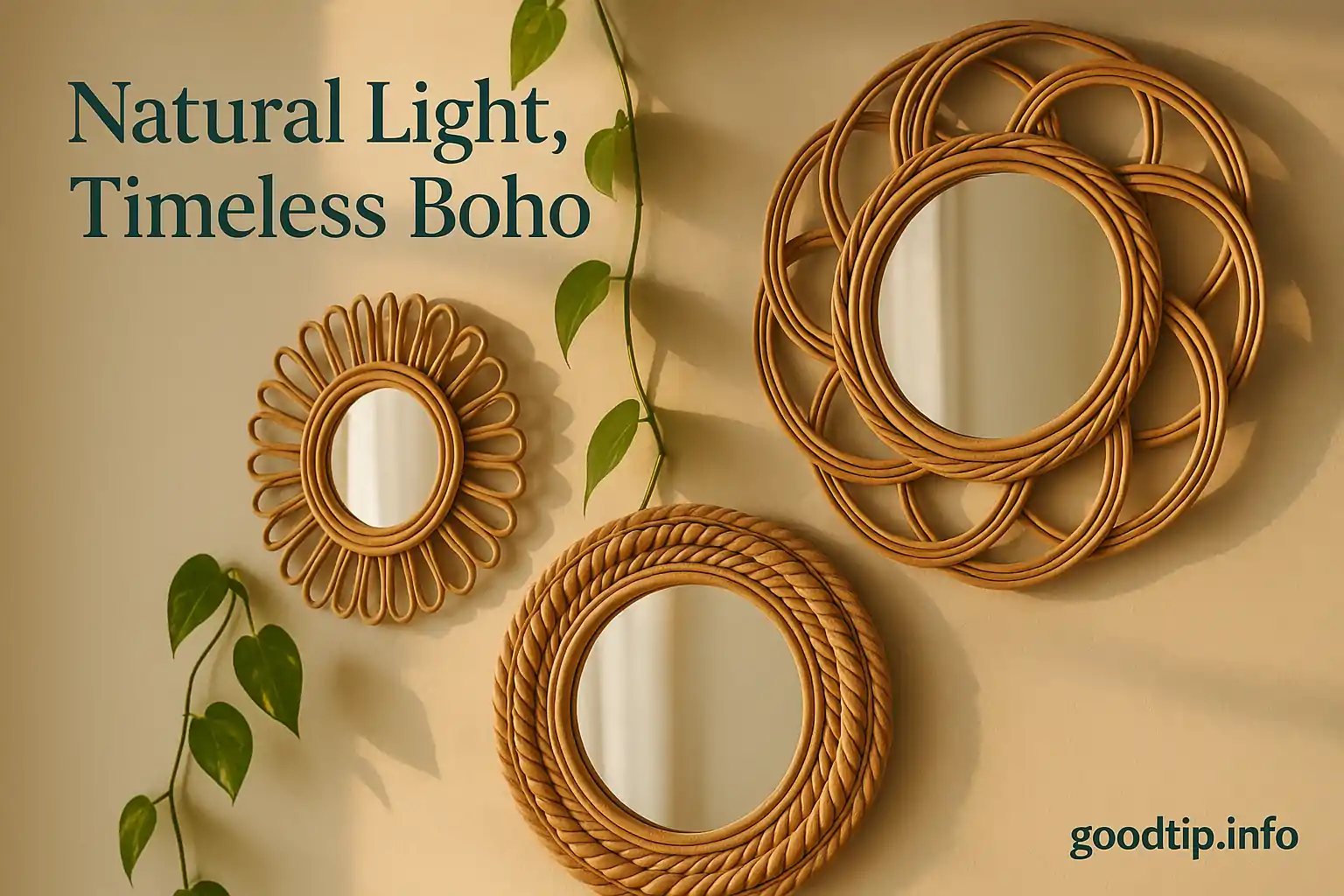 Transform Your Space with a Boho Mirror Wall